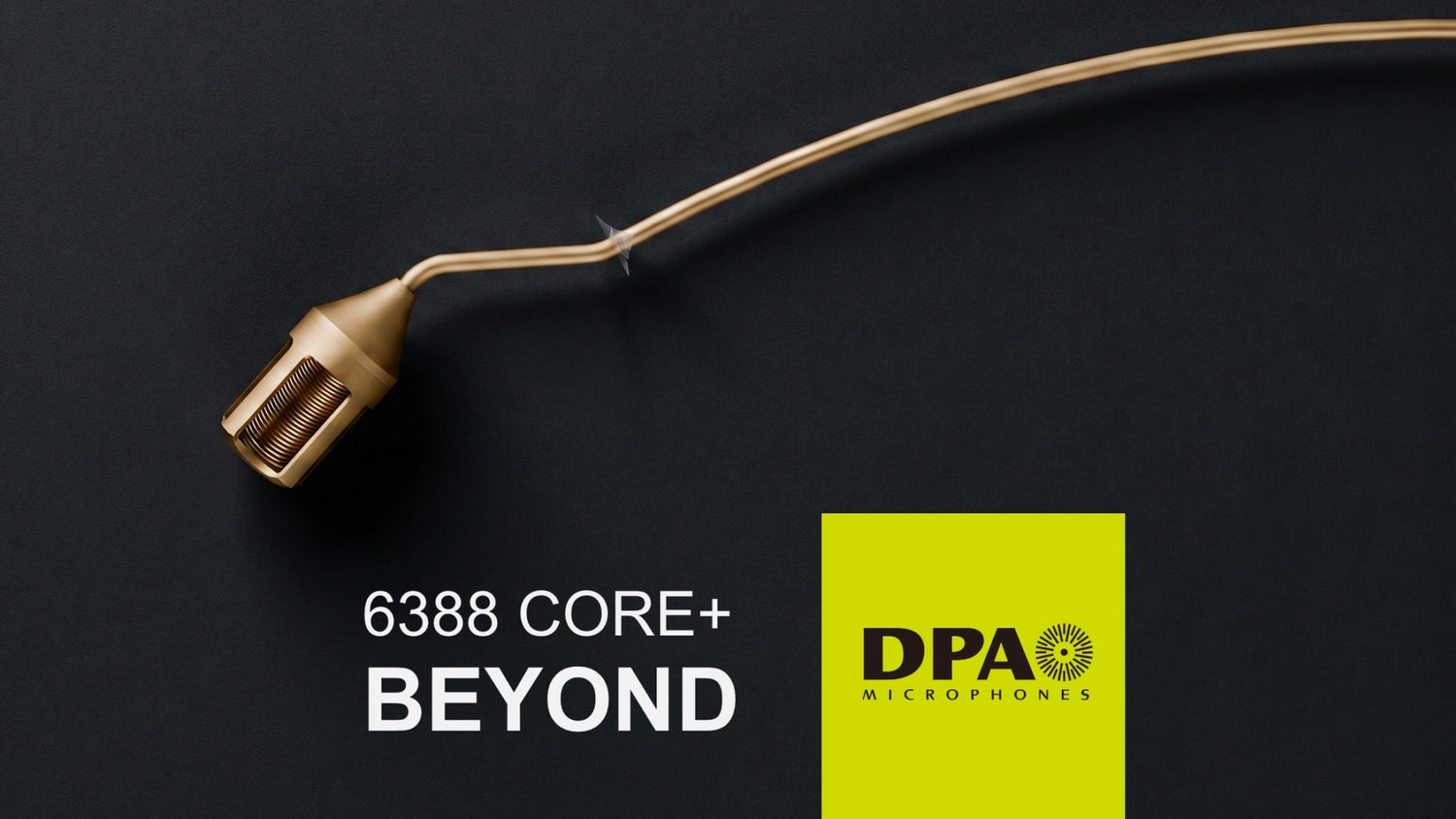 DPA 6388 CORE+: kryptinis mikrofonas reiklioms scenoms