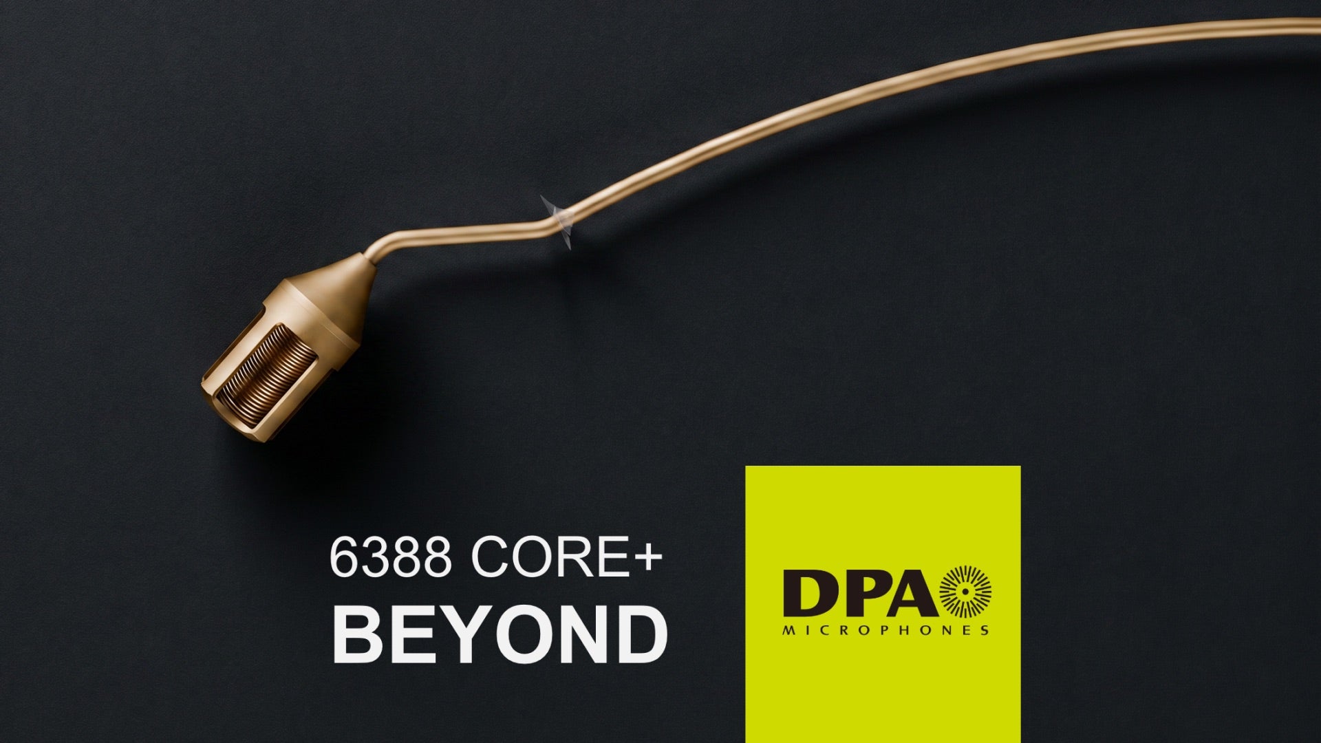DPA 6388 CORE+: kryptinis mikrofonas reiklioms scenoms