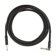 FENDER PRO INSTRUMENT CABLE 10' ANGLE BLK Gitarinis kabelis