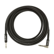 FENDER PRO INSTRUMENT CABLE 15' ANGLE BLK Gitarinis kabelis
