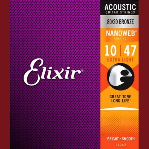 ELIXIR 11002 ACOUSTIC NANOWEB EXTRA LIGHT Stygos