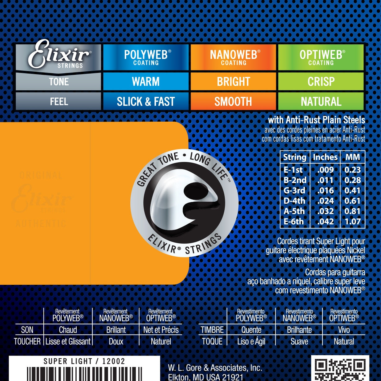 ELIXIR 12002 ELECTRIC NANOWEB SUPER LIGHT Stygos