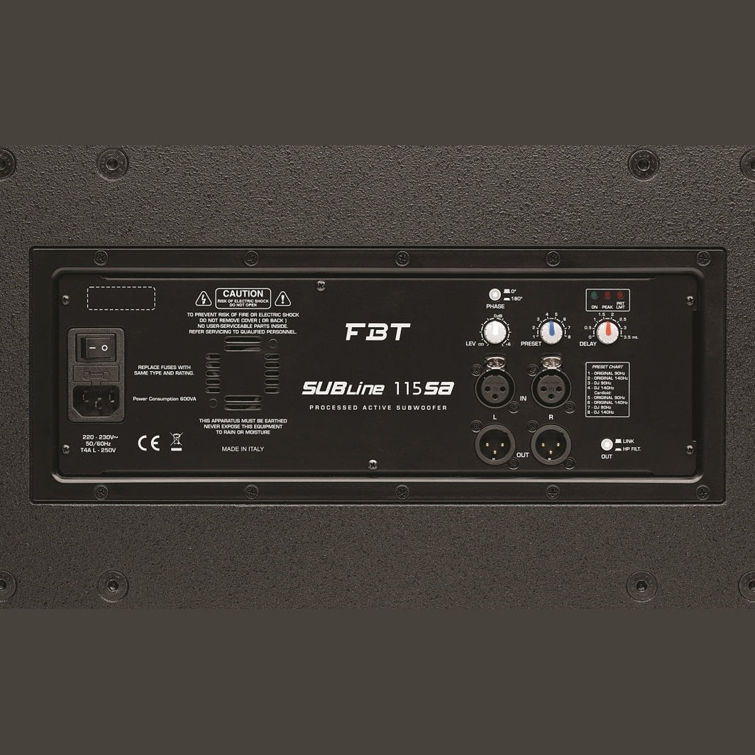FBT SUBLINE 115SA Garso kolonėlė