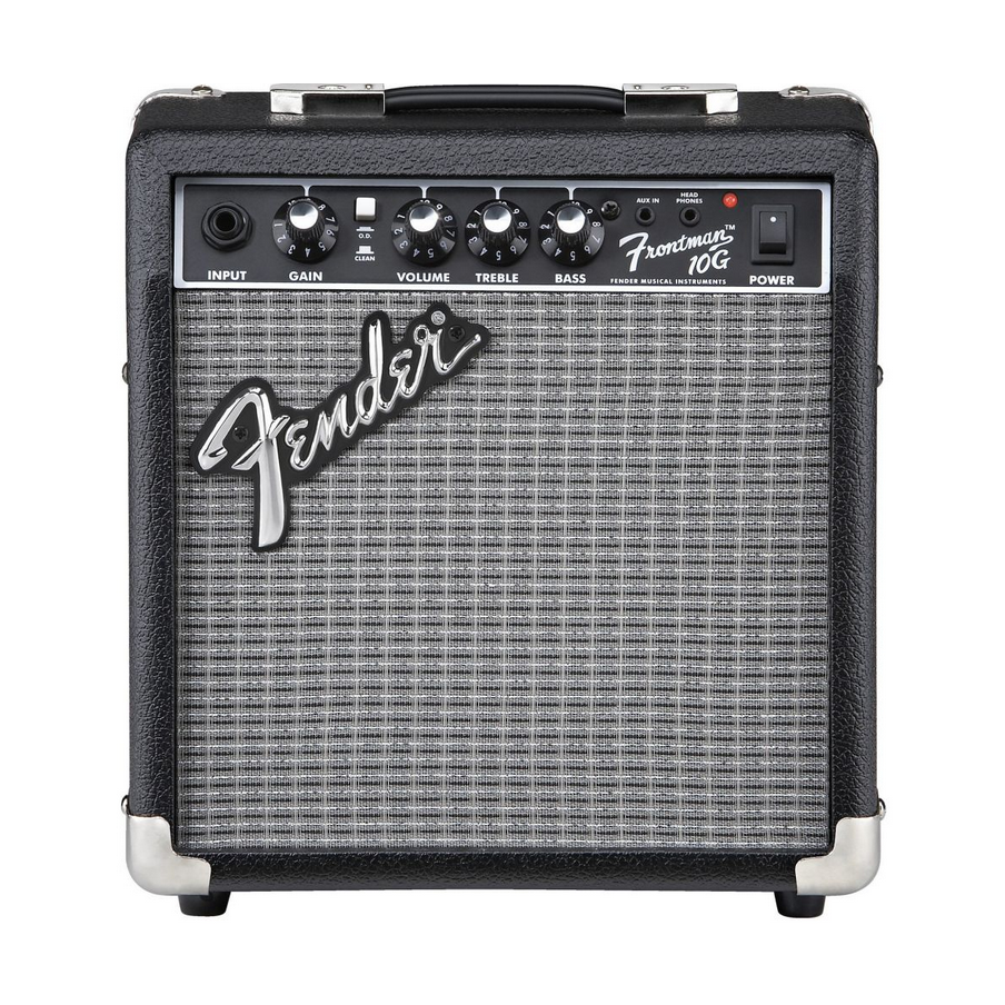 FENDER FRONTMAN 10G Gitaros stiprintuvas kubas