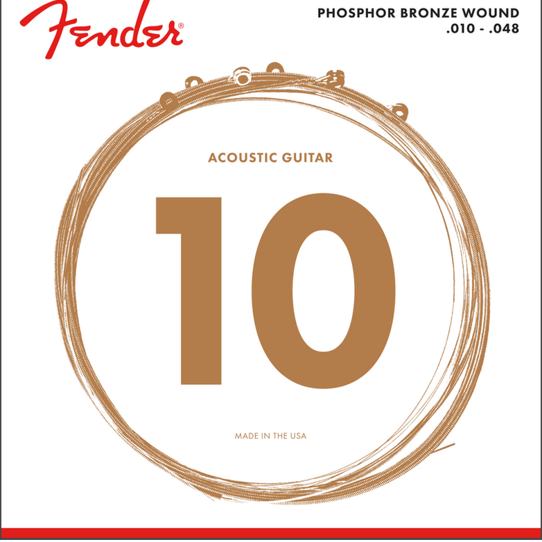 FENDER 70XL 80/20 BRONZE 10-48 Stygos