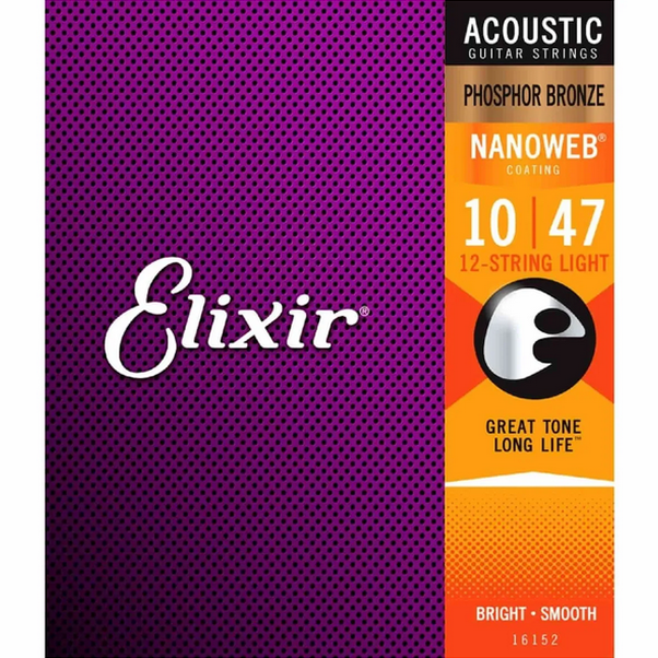 ELIXIR 16152 ACOUSTIC 12-STR 10-47 Stygos