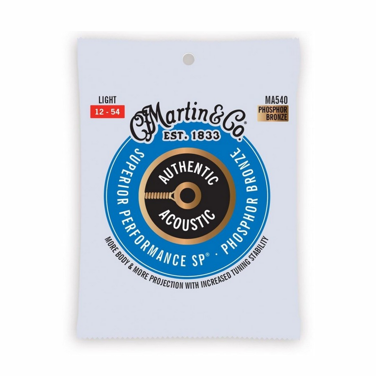 MARTIN MA540 LIGHT 12-54 PB Stygos akustinei gitarai
