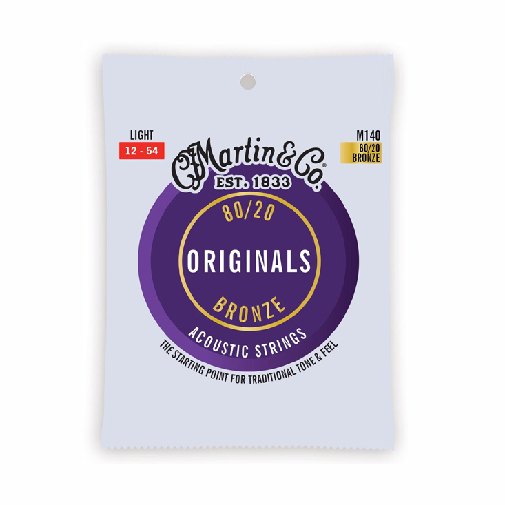 MARTIN M140 LIGHT 12-54 Stygos akustinei gitarai