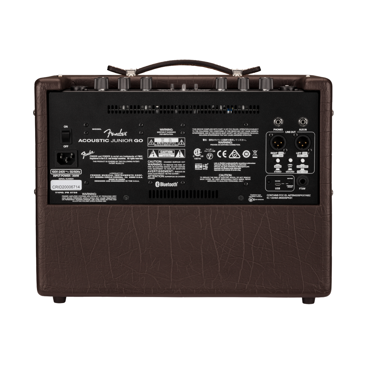 FENDER ACOUSTIC JR GO Gitaros stiprintuvas kubas