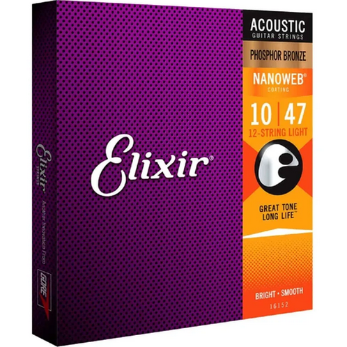 ELIXIR 16152 ACOUSTIC 12-STR 10-47 Stygos