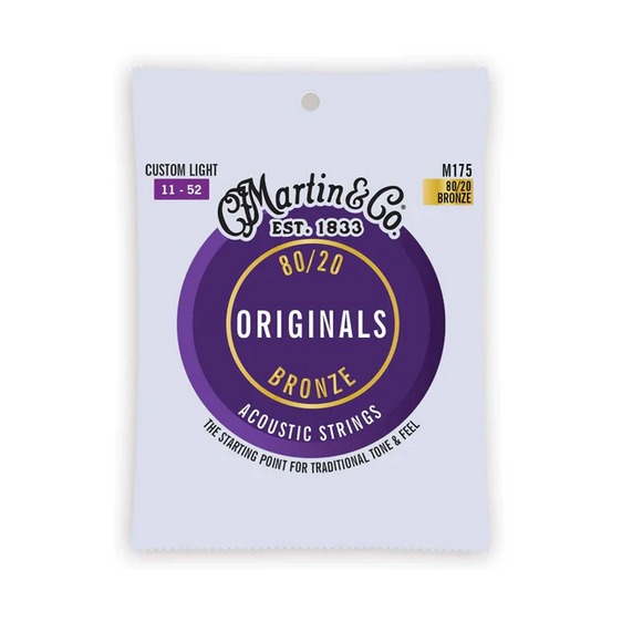 MARTIN M175 LIGHT 11-52 Stygos akustinei gitarai