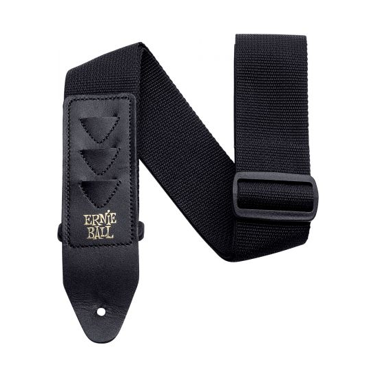ERNIE BALL 4039 POLYPRO PICKHOLDER Gitaros diržas juodas