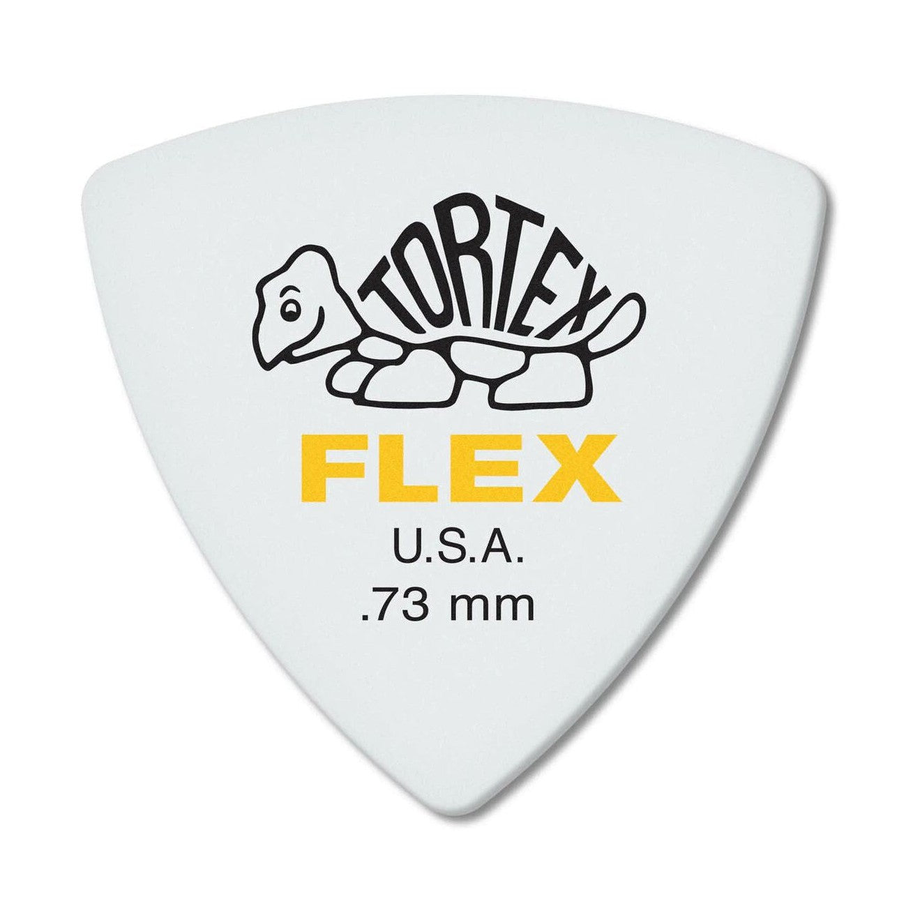 DUNLOP 456-073 TORTEX FLEX TRIANGLE 0.73MM Brauktukas