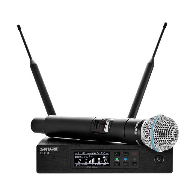 SHURE QLXD24E/B58-K51 Mikrofonas siųstuvas-imtuvas
