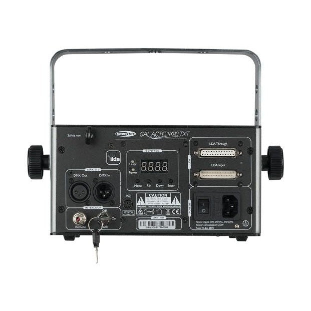 SHOWTEC GALACTIC 1K20 TXT lazeris