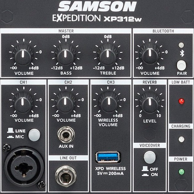 Samson XP312W Garso kolonėlė