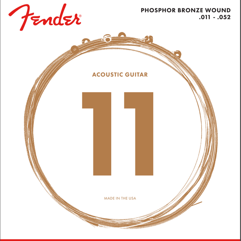 FENDER 60CL 80/20 PHOSPHOR BRONZE 11-52 Stygos