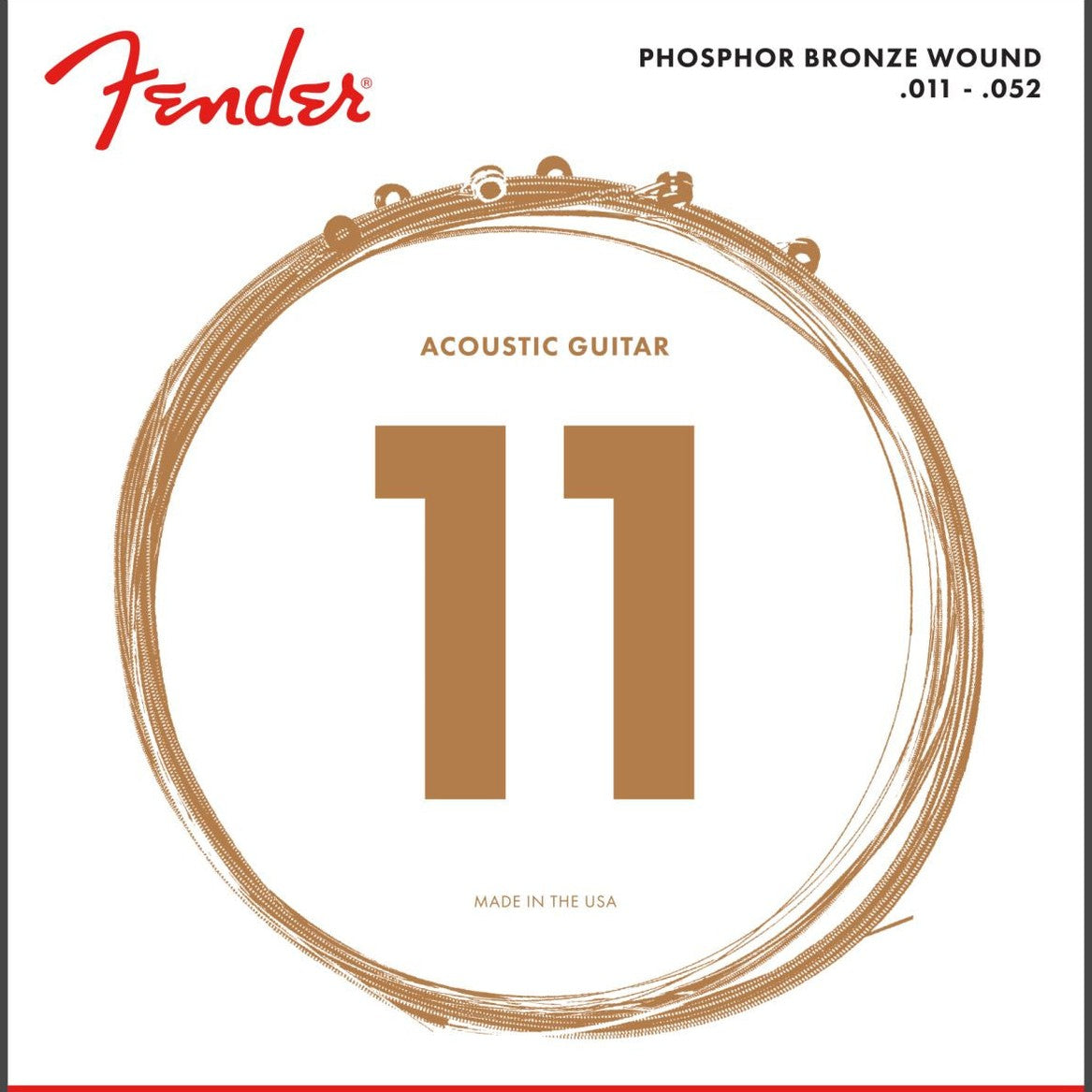 FENDER 70CL 80/20 BRONZE 11-52 Stygos