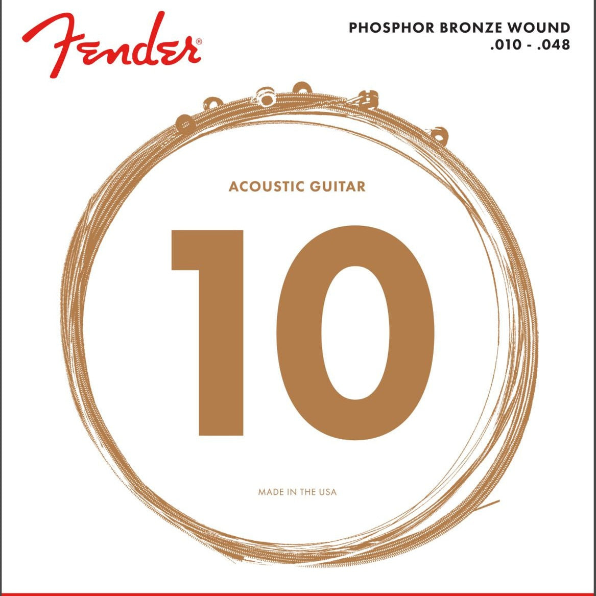 FENDER 60XL PHOSPHOR BRONZE 10-48 Stygos