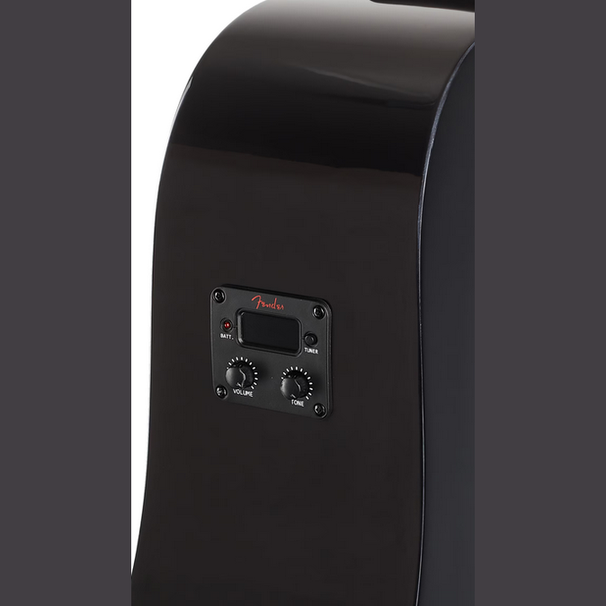 FENDER SQUIER SA-105CE DREAD BLK Elektrinė akustinė gitara