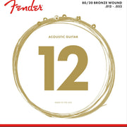 FENDER 70L 80/20 BRONZE 12-52 Stygos