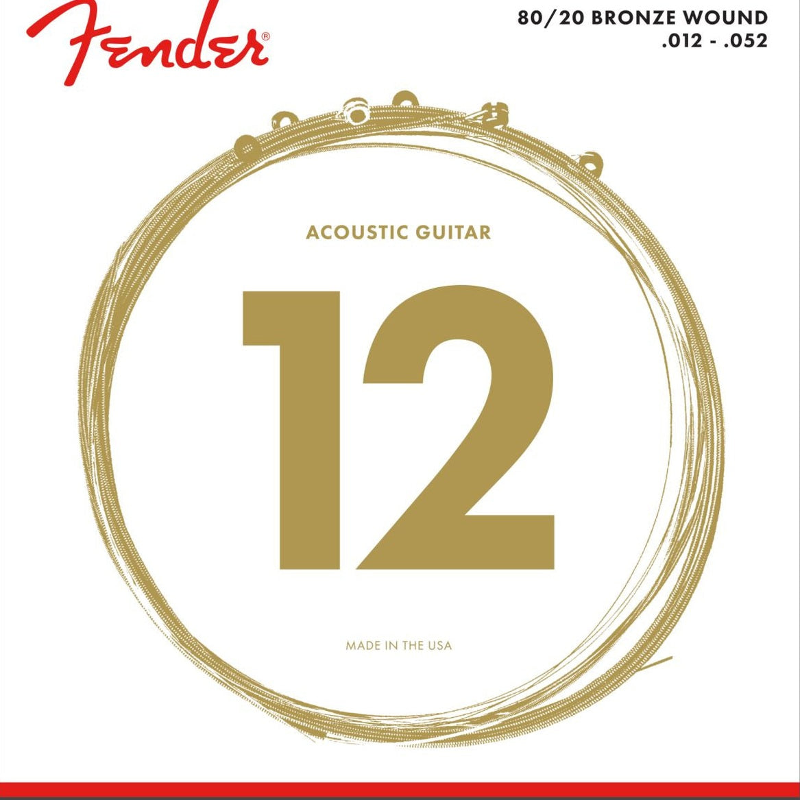 FENDER 70L 80/20 BRONZE 12-52 Stygos