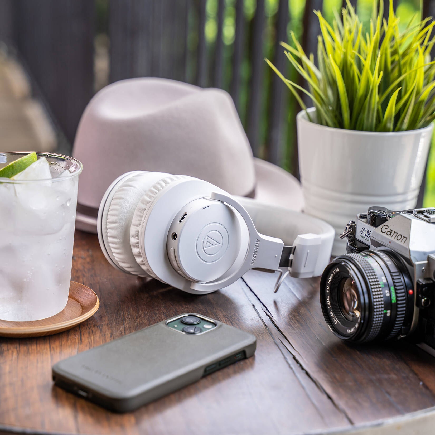 AUDIO-TECHNICA ATH-M20XBTWH Belaidės ausinės