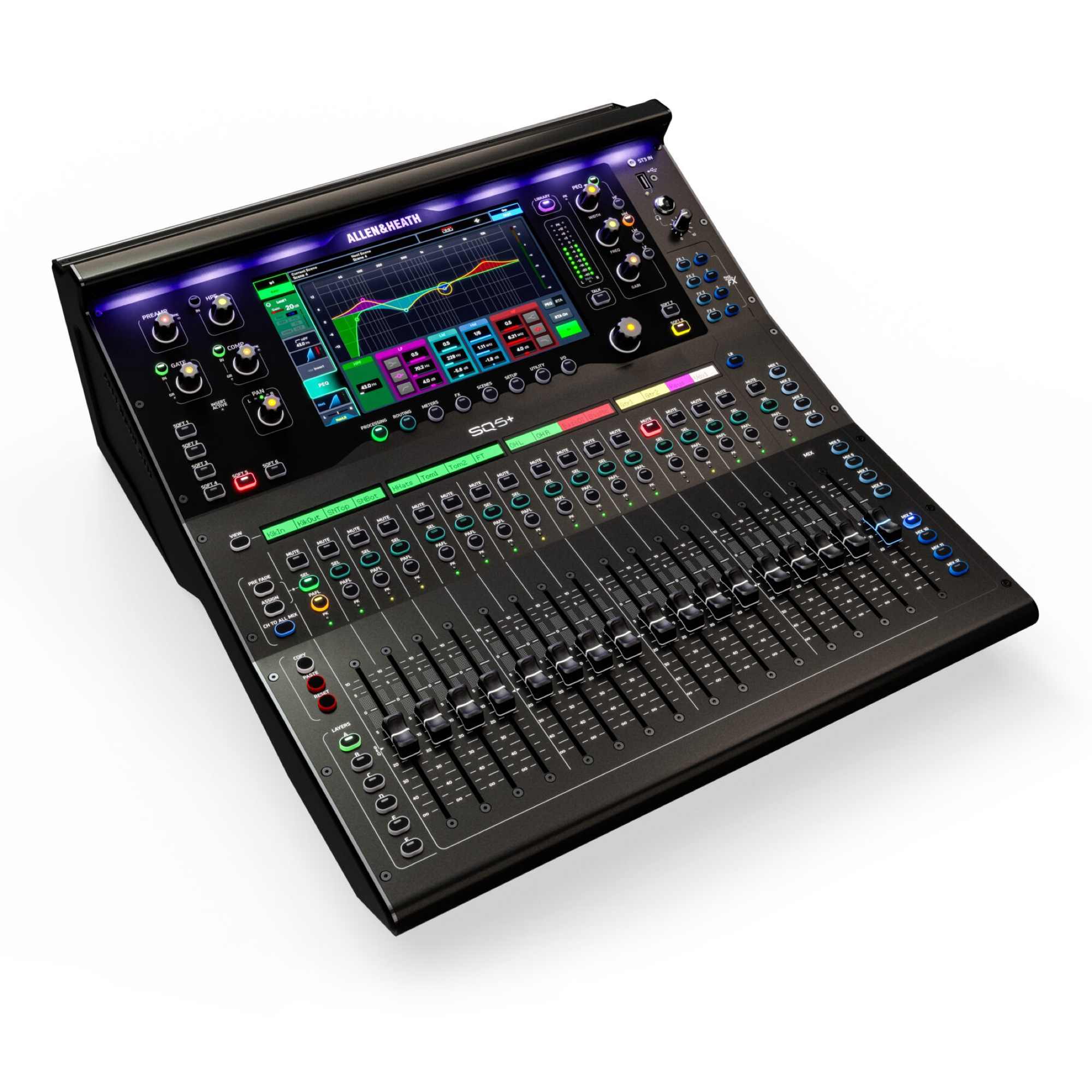 Allen & Heath SQ5+ skaitmeninis mikšerinis pultas