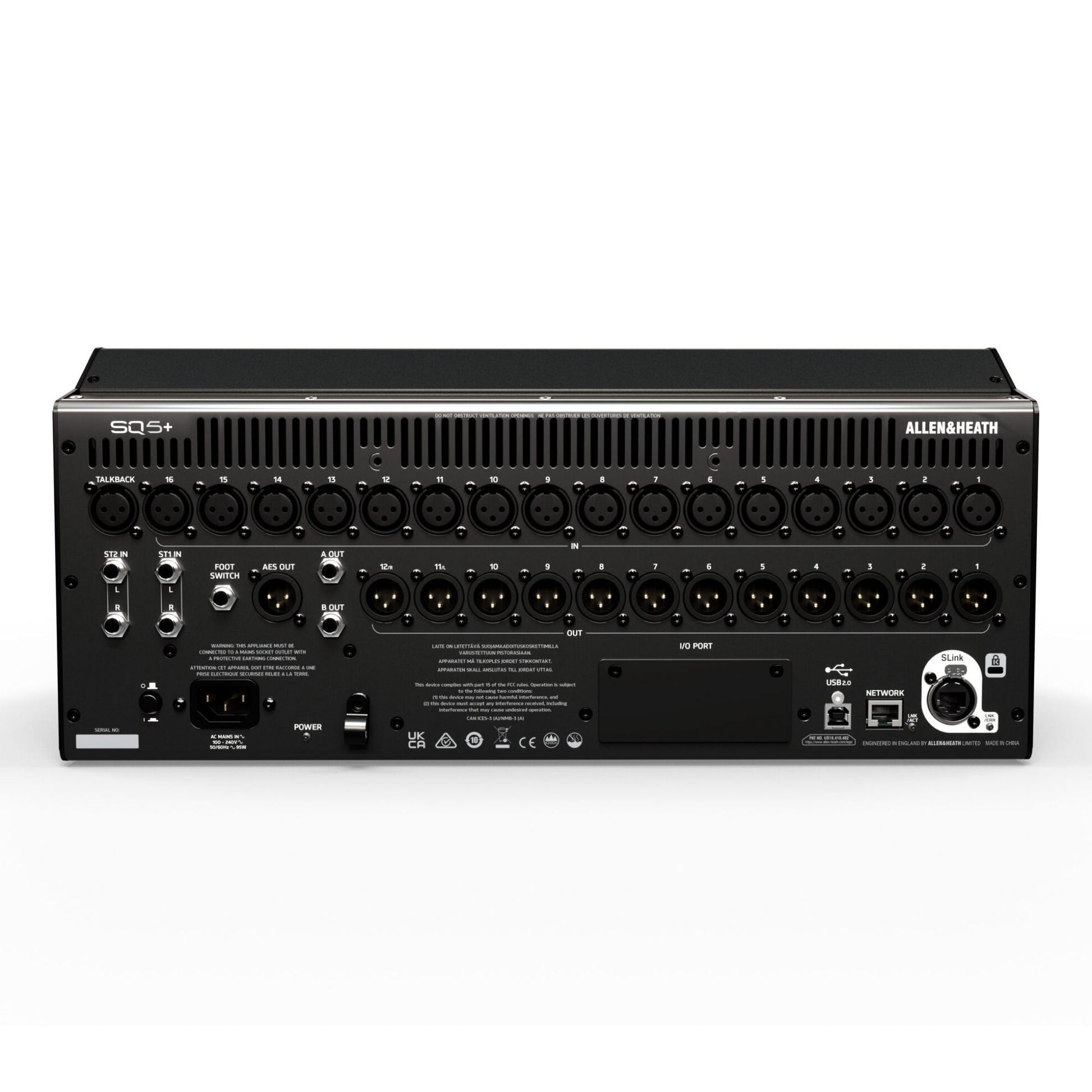 Allen & Heath SQ5+ skaitmeninis mikšerinis pultas