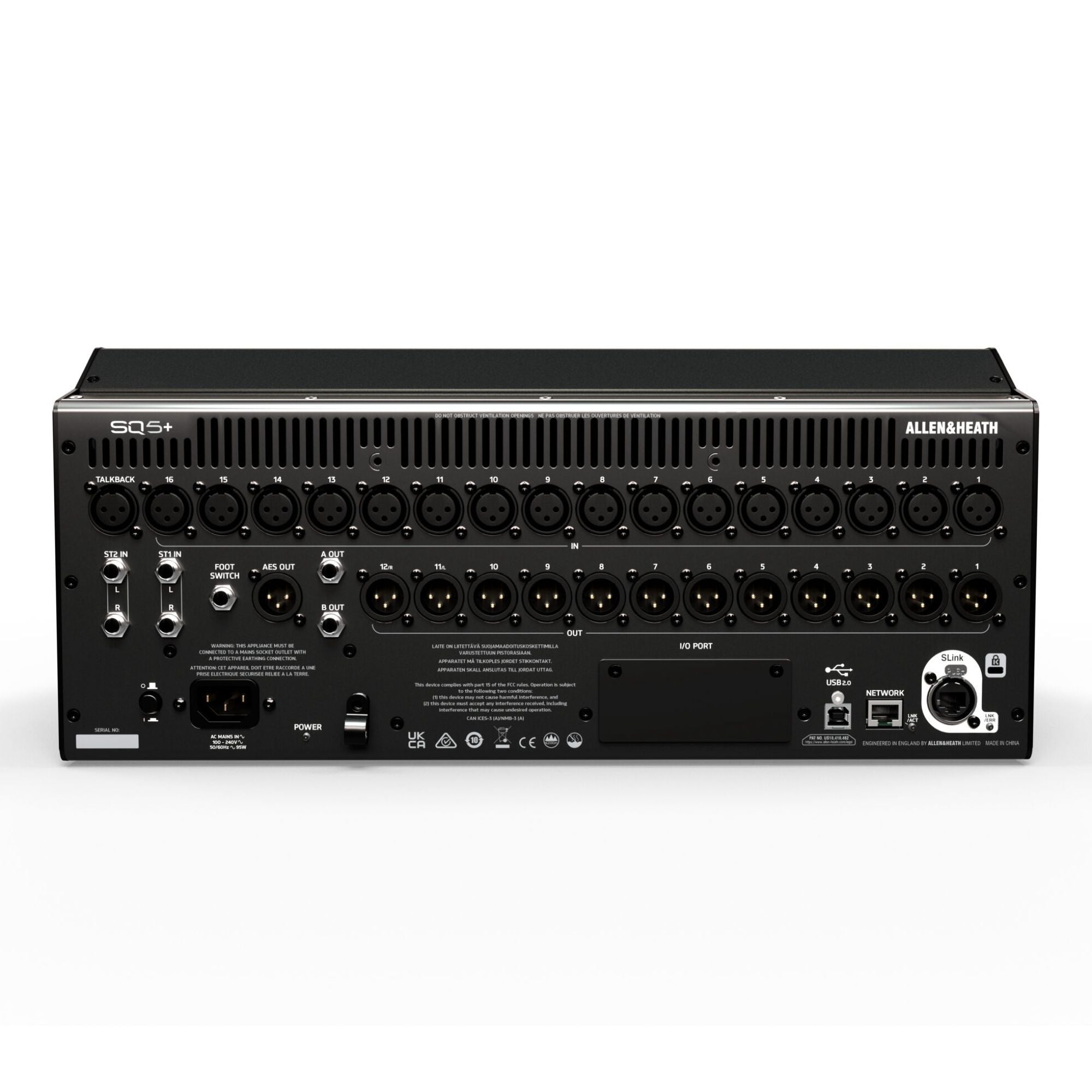 Allen & Heath SQ5+ skaitmeninis mikšerinis pultas
