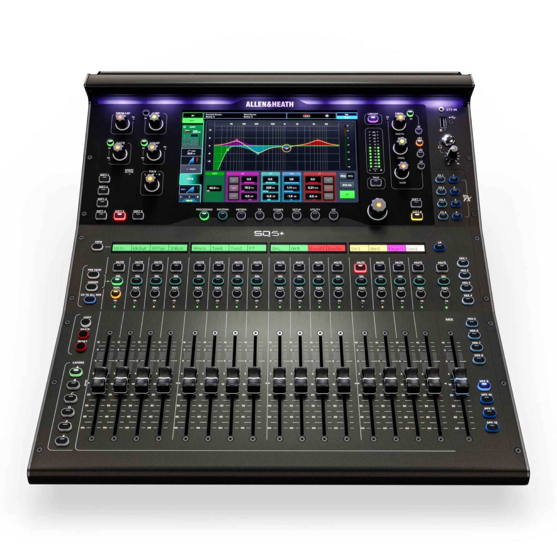 Allen & Heath SQ5+ skaitmeninis mikšerinis pultas