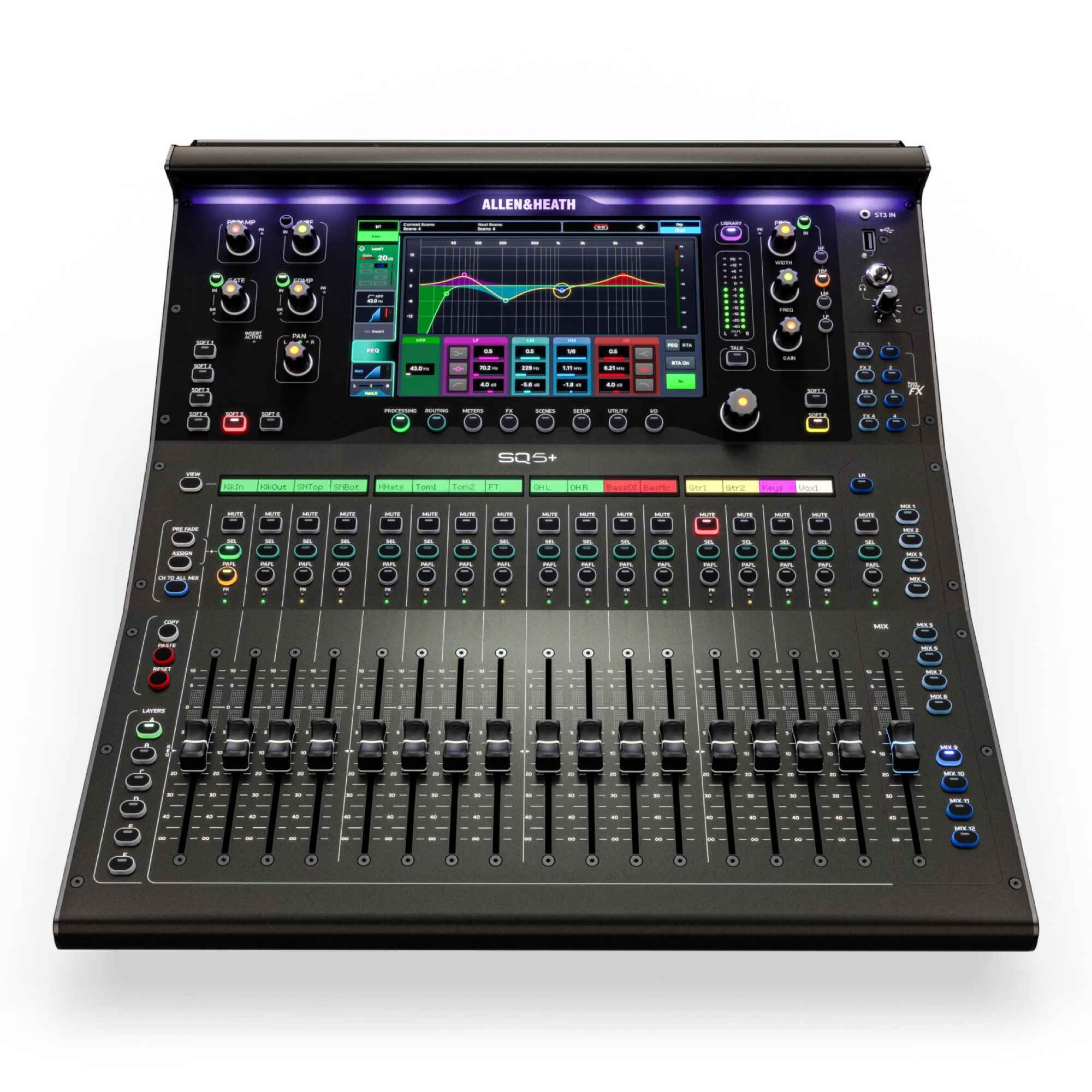 Allen & Heath SQ5+ skaitmeninis mikšerinis pultas