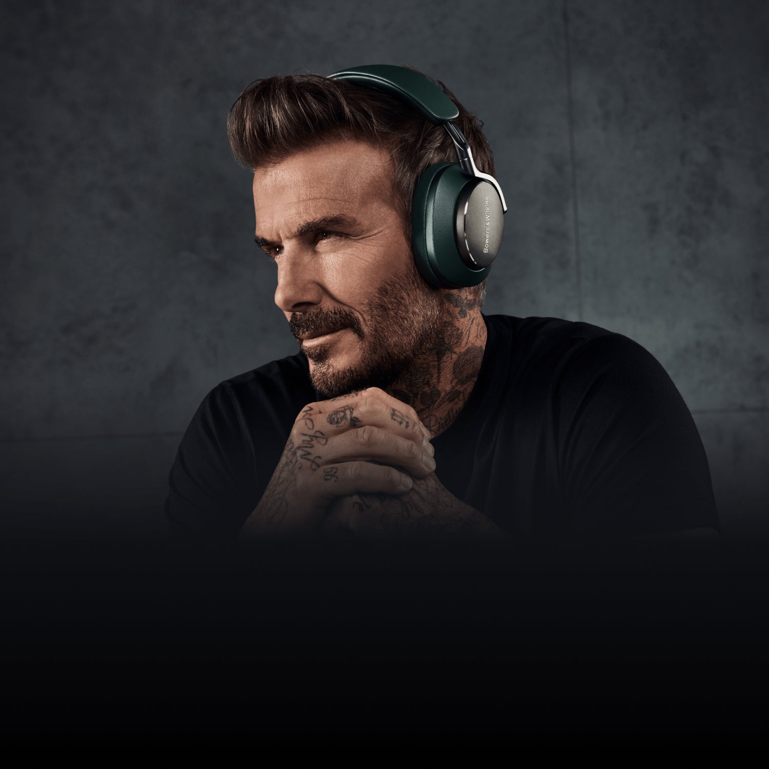 BOWERS & WILKINS PX8 belaidės ausinės (tamsiai žalia spalva)