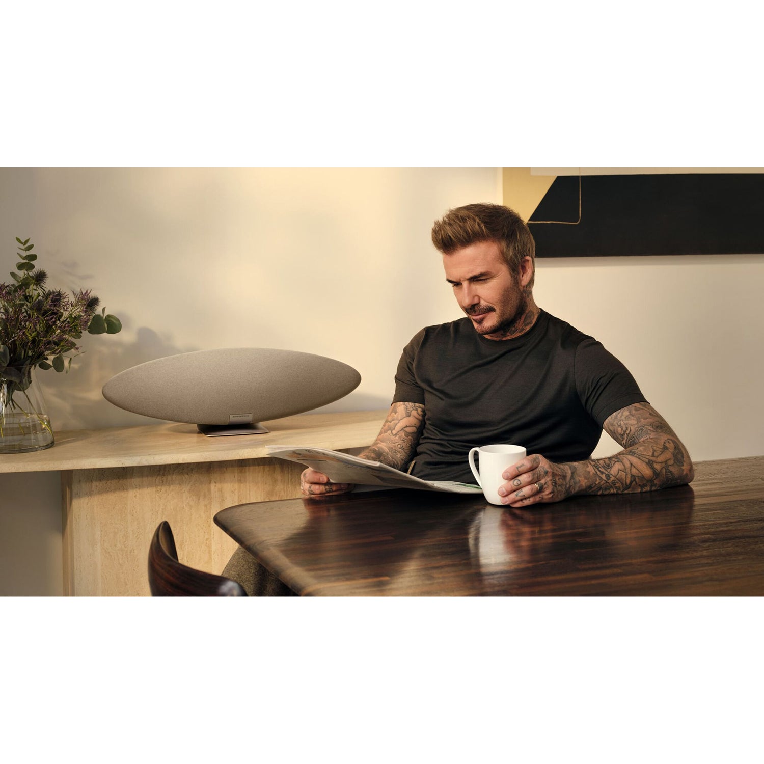 BOWERS & WILKINS ZEPPELIN  PEARL GREY Aktyvus garsiakalbis