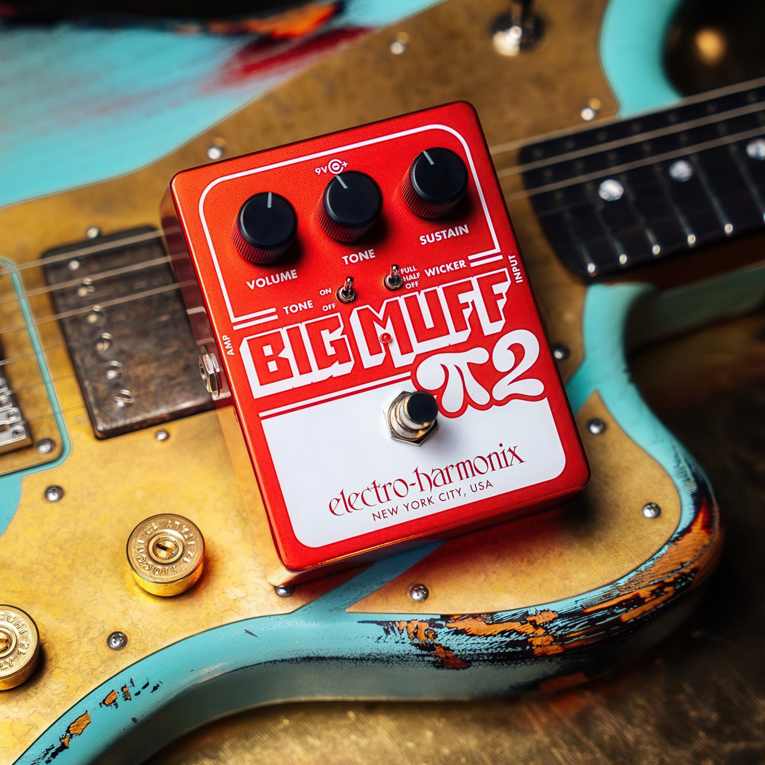 Electro-Harmonix Big Muff Pi 2 with Tone Wicker
