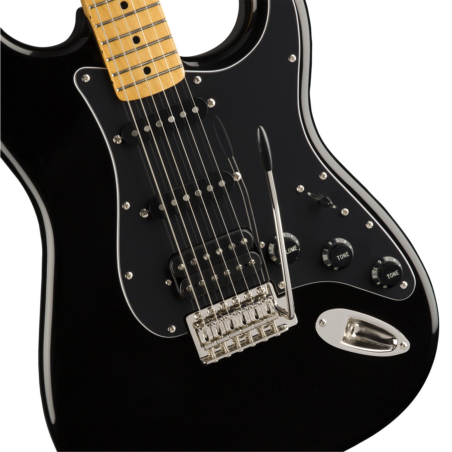 FENDER SQUIER CV 70S STRATOCASTER HSS MN BPG BLK Elektrinė gitara