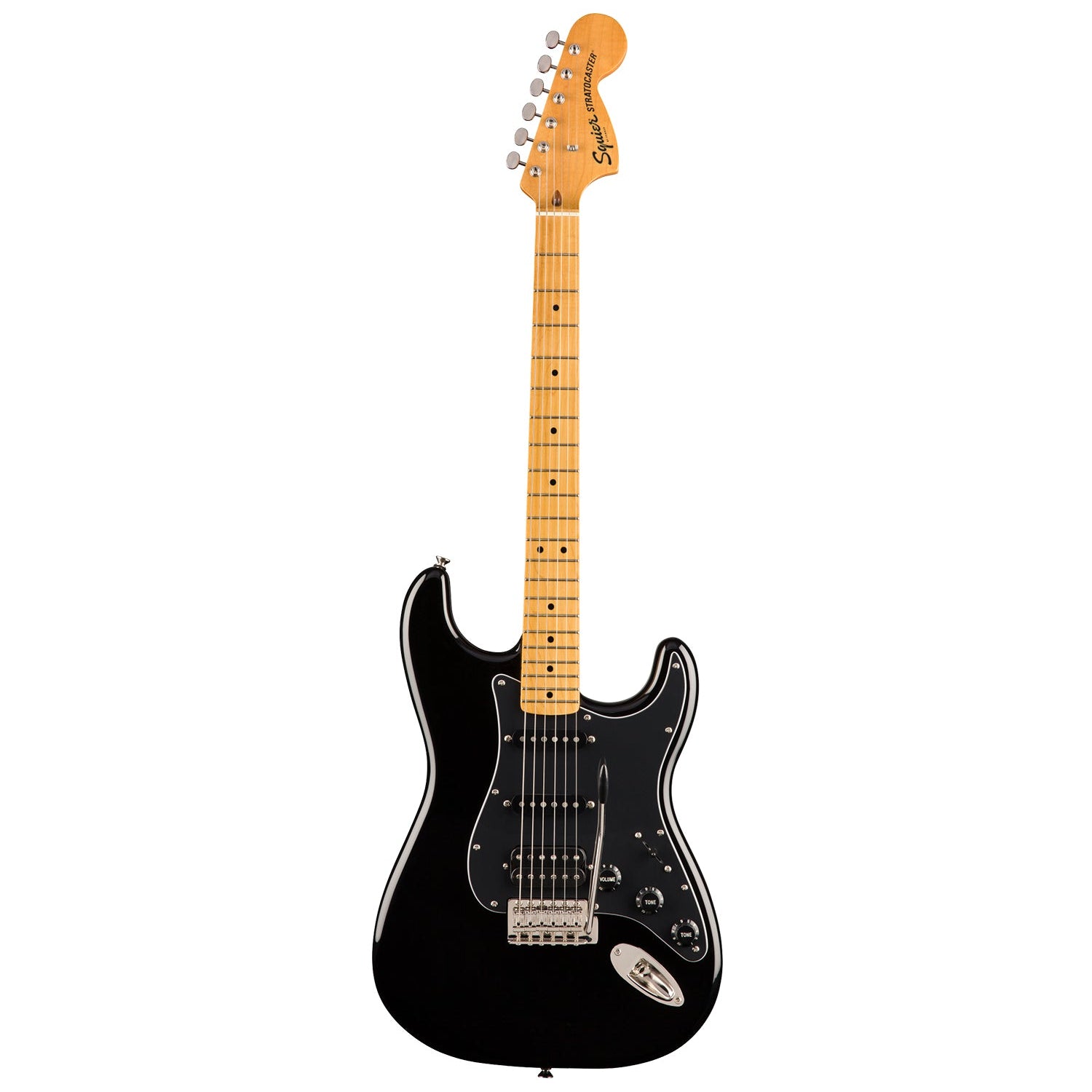 FENDER SQUIER CV 70S STRATOCASTER HSS MN BPG BLK Elektrinė gitara