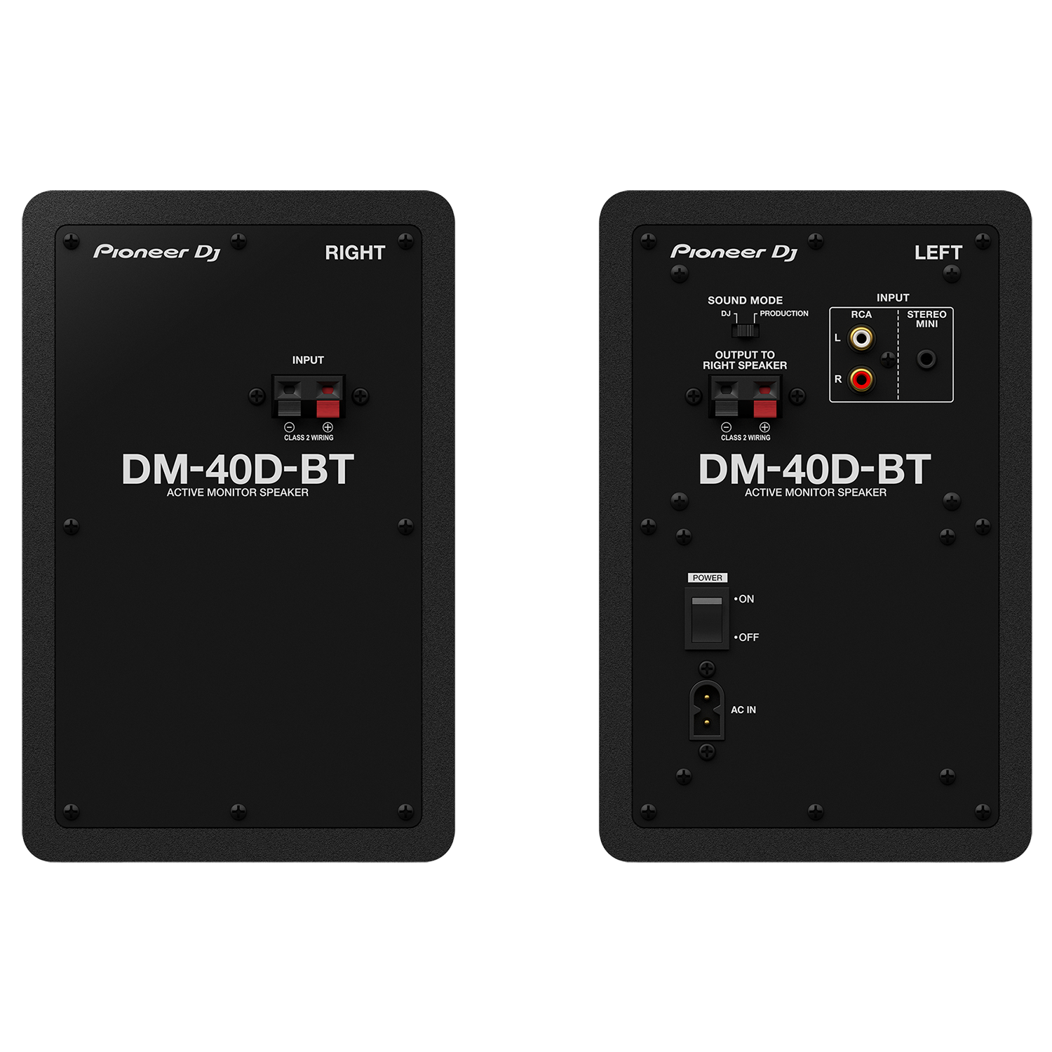 PIONEER DM-40D BT Monitorinės kolonėlės (Juodos)