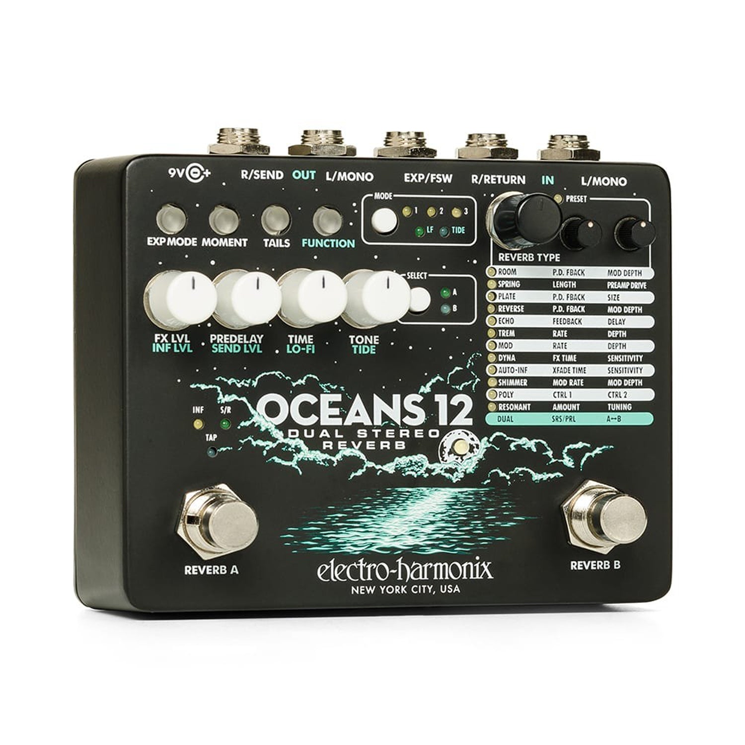ELECTRO HARMONIX Oceans 12, Reverb