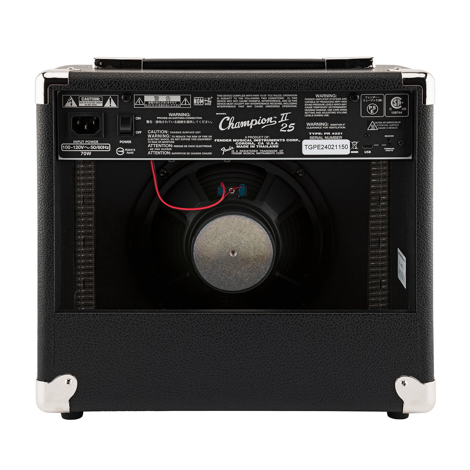 FENDER CHAMPION II 25 Gitaros stiprintuvas (kubas)