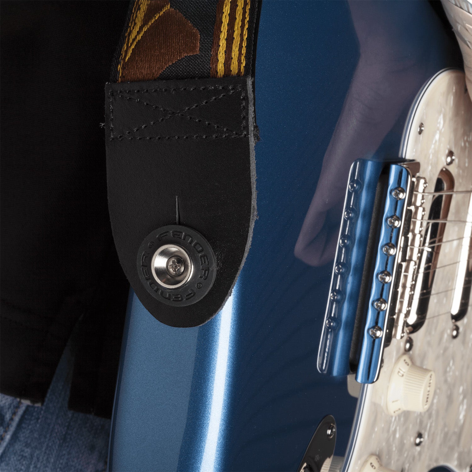 FENDER STRAP BLOCKS 4 PK 2BLK/2 RED Gitaros diržo užraktas