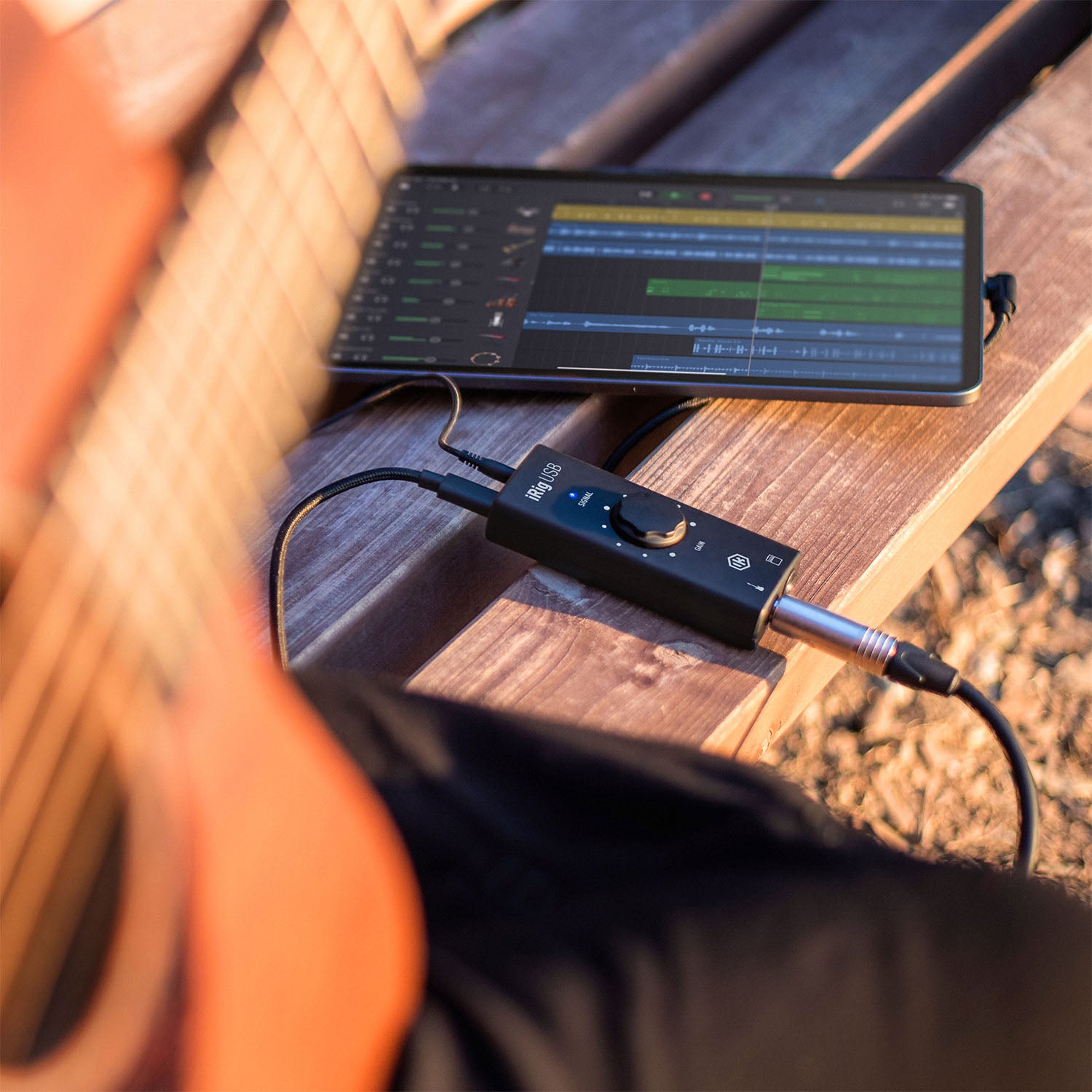 IK Multimedia iRig USB garso sąsaja gitarai ir bosui