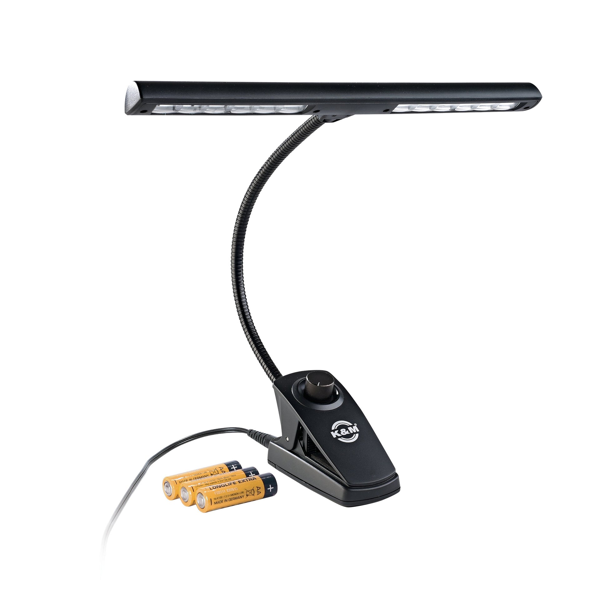 K&M 12295 natų stovo šviestuvas „Dimmer Light“