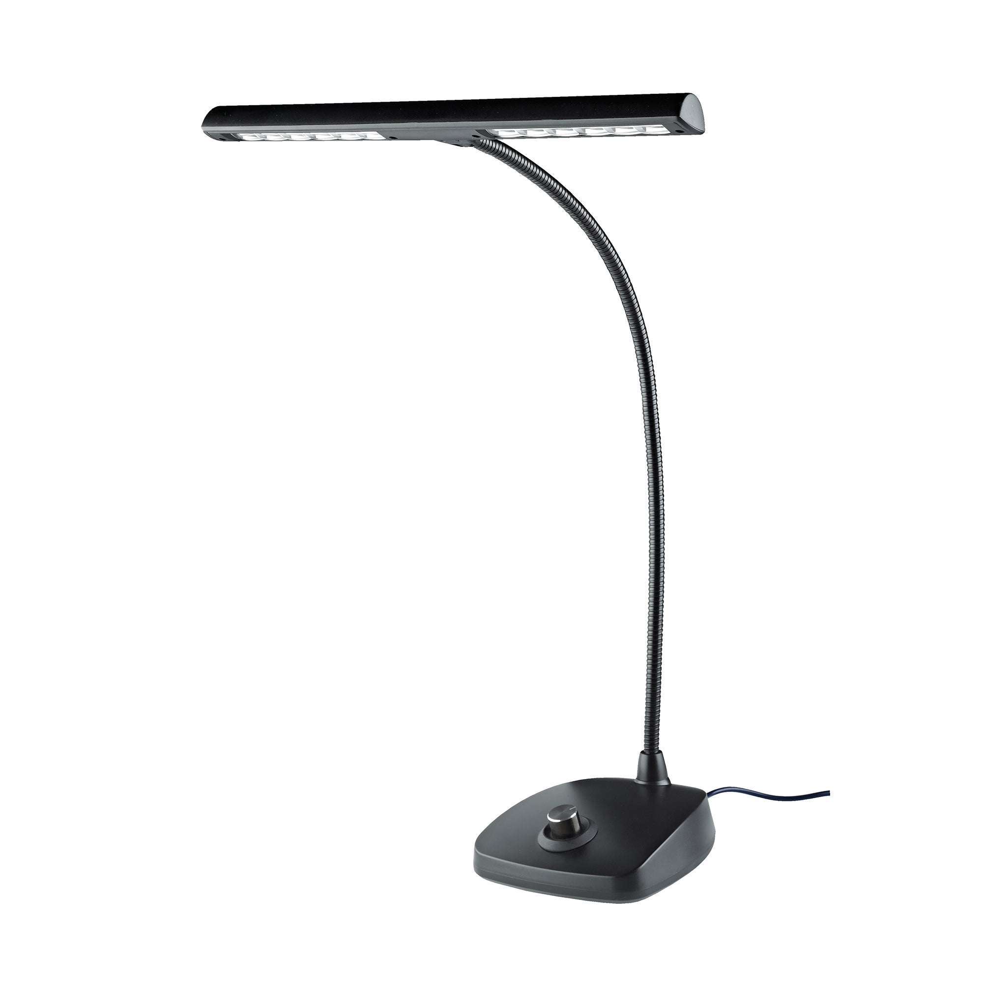 K&M 12298 LED Piano Lamp - Black