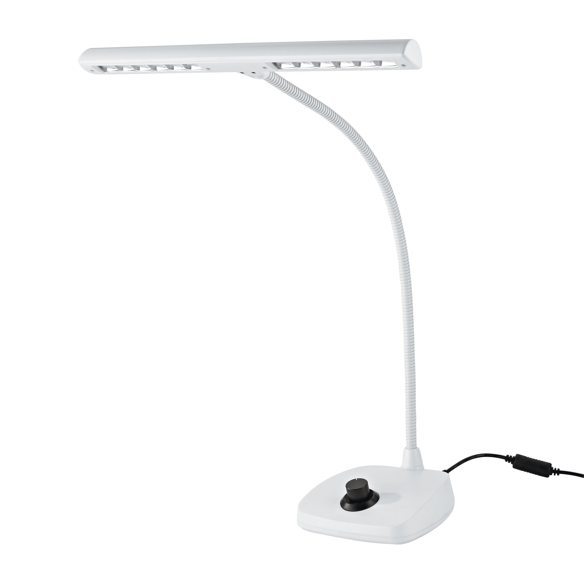 K&M 12298 LED Piano Lamp - White