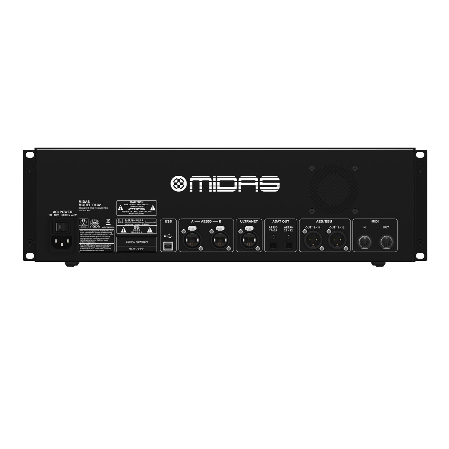 Midas DL32 skaitmeninis sceninis komutatorius