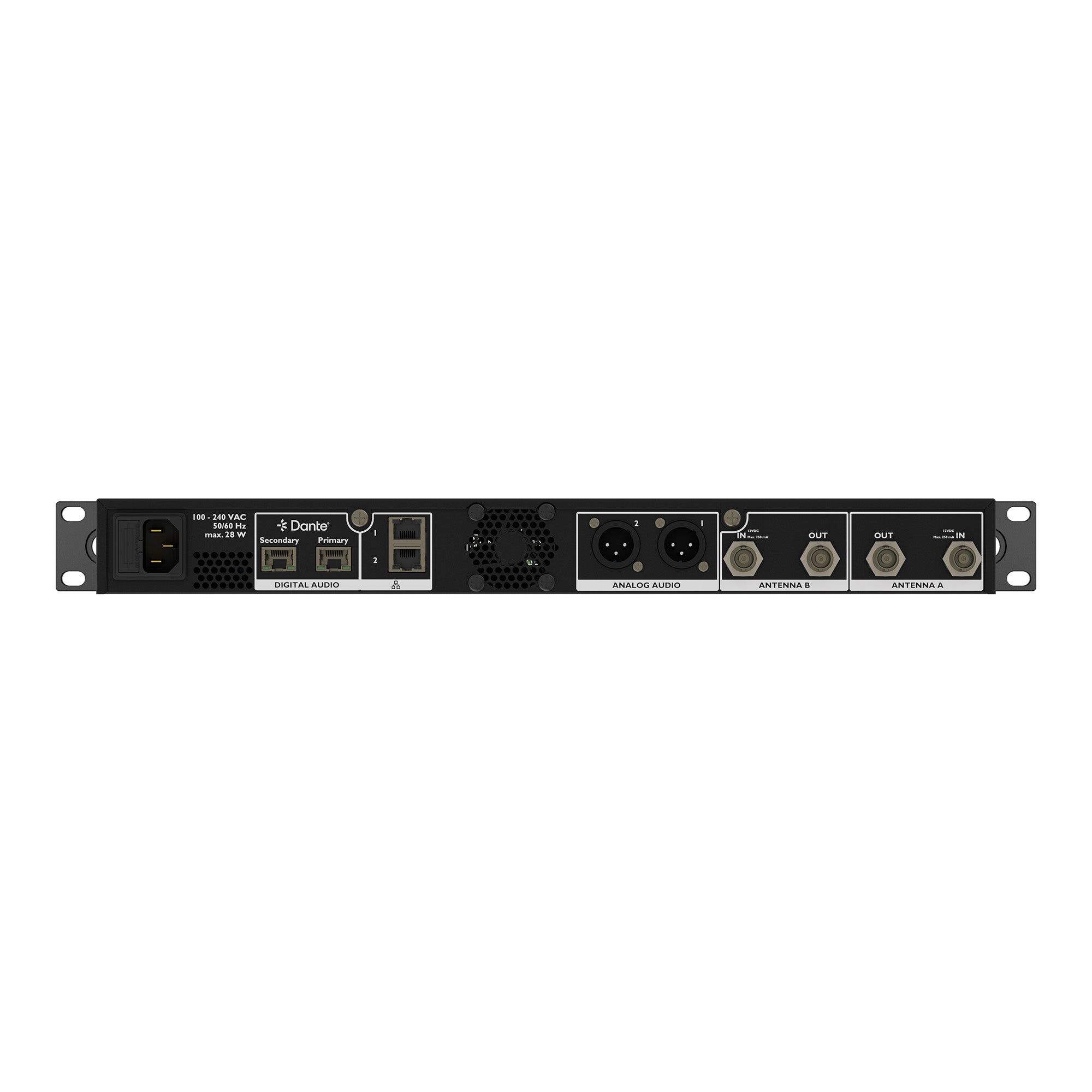 DPA N-DR1-AO N-Series Digital Wireless Receiver (w. DANTE and Analog Output)