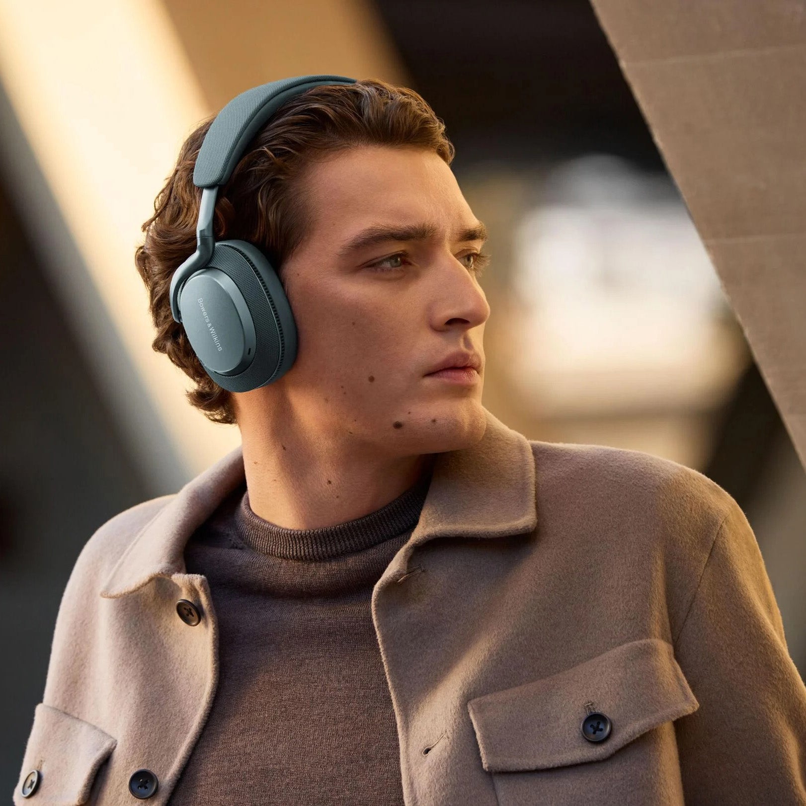BOWERS & WILKINS Px7 S3 belaidės ausinės (šviesiai žydra spalva)