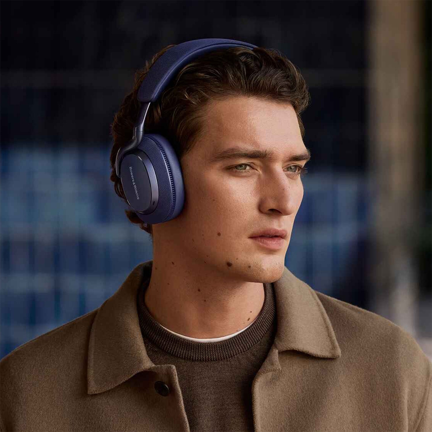 BOWERS & WILKINS Px7 S3 belaidės ausinės (indigo mėlyna spalva)