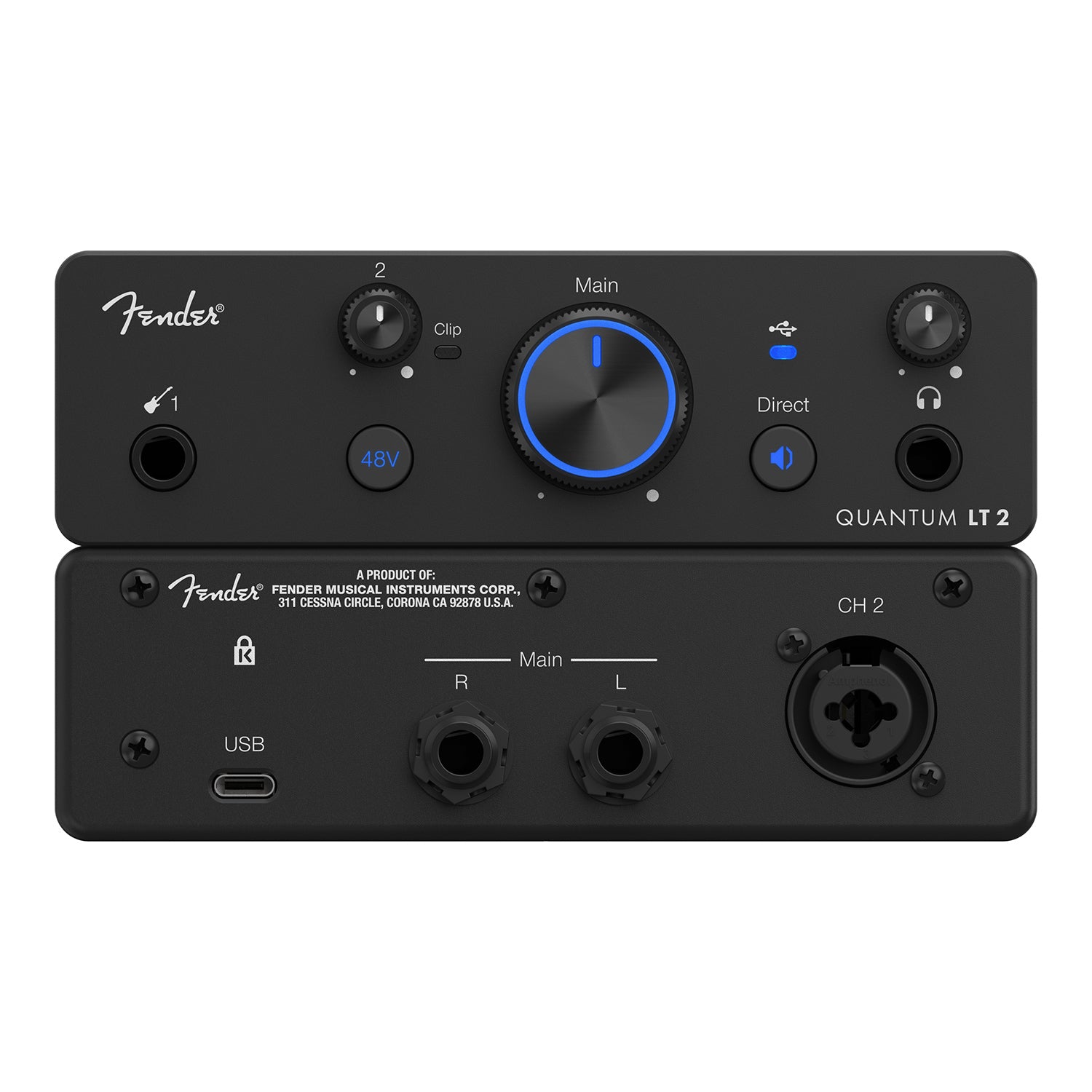 Fender Quantum LT2 + Broadcast Pack rinkinys